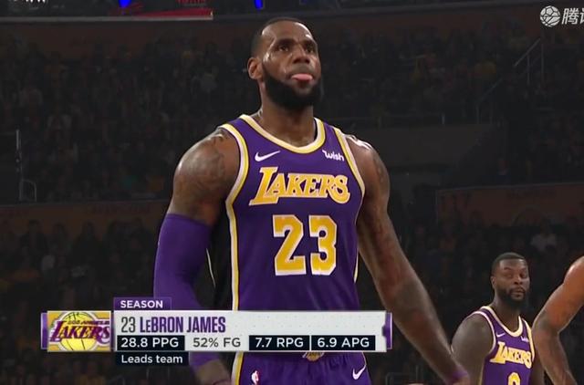  詹姆斯三双助湖人险胜马刺  